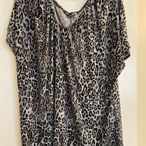 CSC Studio Leopard Print Top NWOT